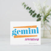Carte Postale Gemini Aqua (Debout devant)