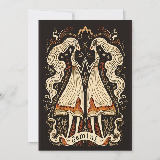 Carte postale - Gemini Celestial Zodiac Art (Devant)