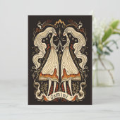 Carte postale - Gemini Celestial Zodiac Art (Debout devant)