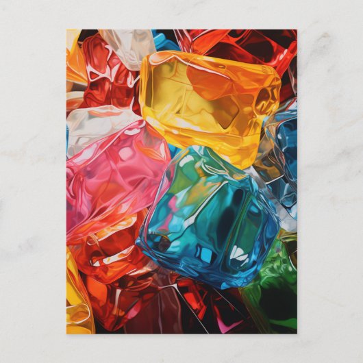 Carte Postale Gemmes de cellulophane (Devant)