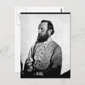 Carte Postale Gen. "Stonewall" Jackson, image de guerre (Devant / Derrière)