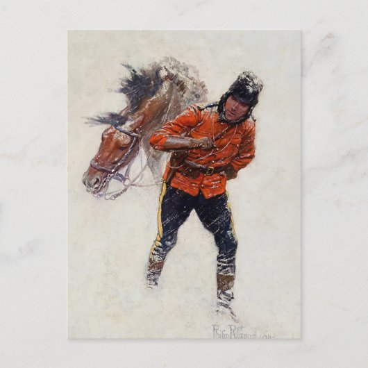Carte Postale « Gendarme royal canadien » par Philip R Goodwin (Devant)