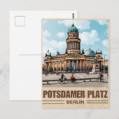 Carte Postale Gendarmenmarkt Berlin carré - potsdamer platz (Devant / Derrière)