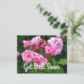 Carte postale Gene Boerner Rose #3 Bon rétablissem (Debout devant)