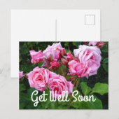 Carte postale Gene Boerner Rose #3 Bon rétablissem (Devant / Derrière)