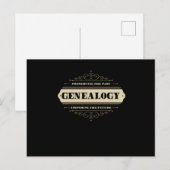 Carte Postale Généalogie Préserver Le Passé Inspirer L'Avenir (Devant / Derrière)