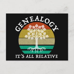 Carte Postale Généalogie - Tout est relatif