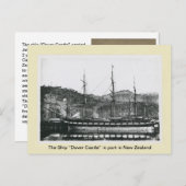 Carte postale généalogique Lahiff "Château de Dove (Devant / Derrière)