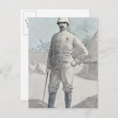 Carte Postale Général Alfred Amedee Dodds (Devant / Derrière)