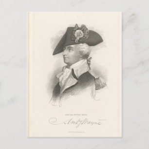 Carte Postale Général Anthony Wayne