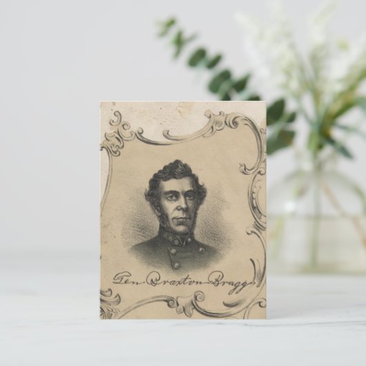 Carte Postale Général Braxton Bragg (Debout devant)