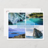 Carte Postale GÉNÉRAL CARRERA LAKE - Argentine (Devant / Derrière)