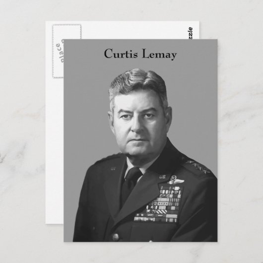 Carte Postale General Curtis Lemay (Devant / Derrière)