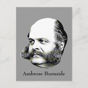 Carte Postale Général de la guerre de Sécession Ambrose Burnside
