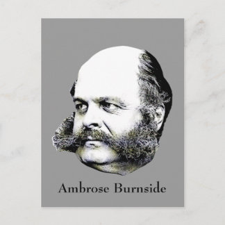 Carte Postale Général de la guerre de Sécession Ambrose Burnside