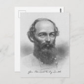 Carte Postale Général Edmund Kirby Smith (Devant / Derrière)