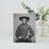 Carte Postale Général George Armstrong Custer par Mathew Brady (Debout devant)