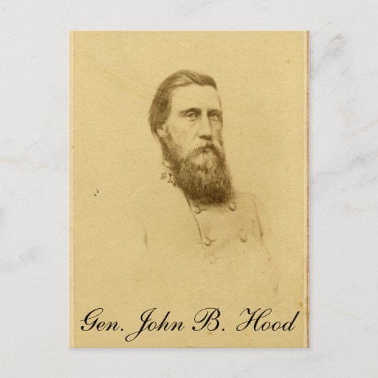 Carte Postale Général John Bell Hood (Devant)