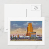 Carte Postale General Motors, exposition universelle de 1934 (Devant / Derrière)