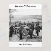 Carte Postale Général Sherman à Atlanta, 1864 (Devant)