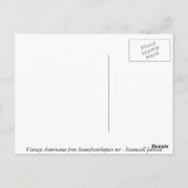 Carte Postale Général Stonewall Jackson (Dos)