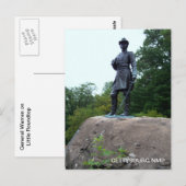CARTE POSTALE GÉNÉRAL WARREN SUR PETIT TOIT (Devant / Derrière)