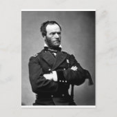 Carte Postale Général William Tecumseh Sherman, 1865. (Devant)