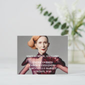 Carte postale générale Invitation de mode pour les (Debout devant)