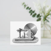 Carte Postale Générateur de disque Faraday (Debout devant)