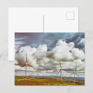 Carte Postale Générateurs de turbine éolienne