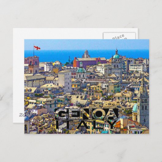 Carte Postale Gênes (Devant / Derrière)