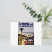Carte Postale Gênes et la Rivera italienne (Debout devant)