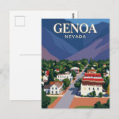 Carte Postale Gênes USA (Devant / Derrière)