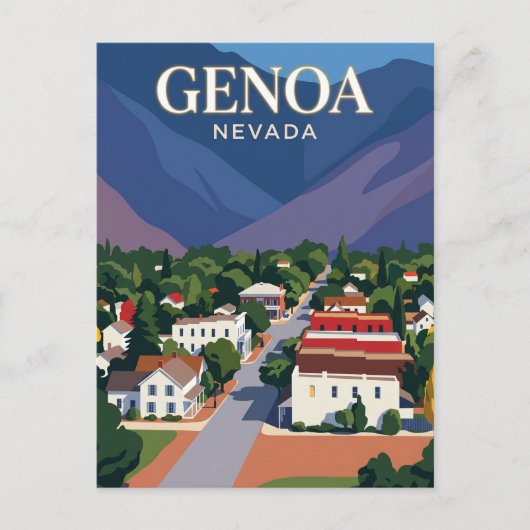 Carte Postale Gênes USA (Devant)