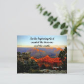 Carte Postale Genèse 1:1 Au commencement, Dieu créa (Debout devant)