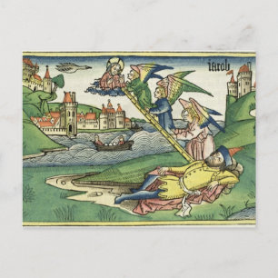 Carte Postale Genèse 28 10 L'échelle de Jacob, du 'Nuremberg'