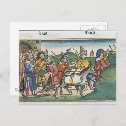 Carte Postale Genèse 42 25-28 Joseph envoie ses frères chez lui (Devant / Derrière)