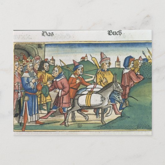 Carte Postale Genèse 42 25-28 Joseph envoie ses frères chez lui (Devant)