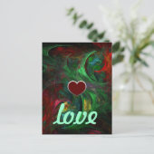 Carte postale Genesis Green Love (Debout devant)