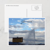 Carte Postale genève d'eau paquis (Devant / Derrière)