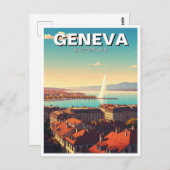 Carte Postale Genève Suisse (Devant / Derrière)