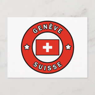 Carte Postale Genève Suisse
