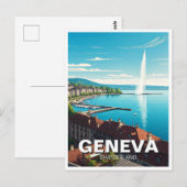 Carte Postale Genève Suisse (Devant / Derrière)