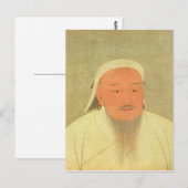 Carte Postale Genghis Khan (Devant / Derrière)
