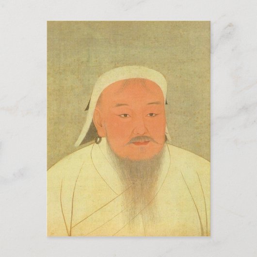 Carte Postale Genghis Khan (Devant)