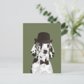 Carte Postale Génial chien Danse pour Amoureux de les chiens (Debout devant)