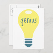 Carte Postale Génie (Devant / Derrière)