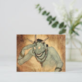 Carte Postale Génie des nuits arabes par Edmund Dulac (Debout devant)