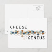Carte Postale Génie du fromage (Devant / Derrière)
