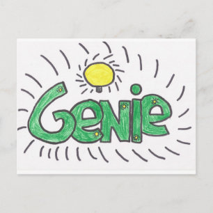 Carte Postale Genie produit